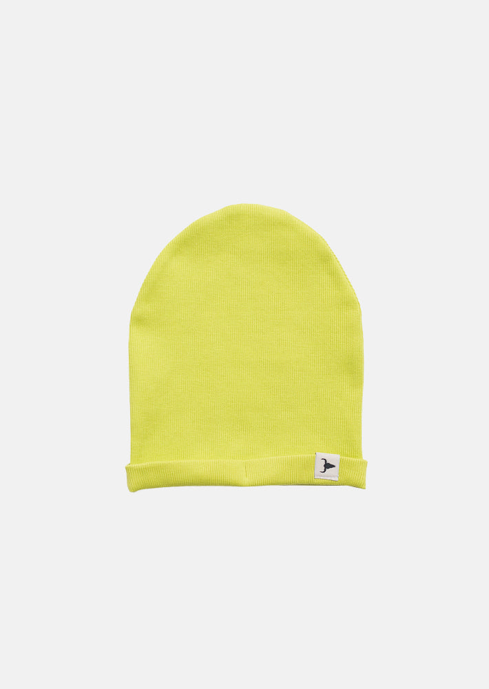 czapka dziecięca- RIBBING BEANIE neon yellow