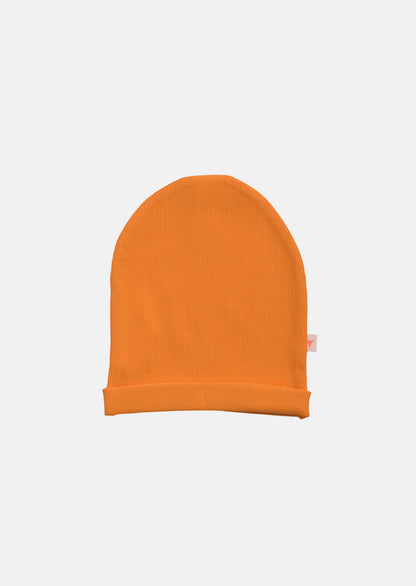 czapka dziecięca- RIBBING BEANIE orange