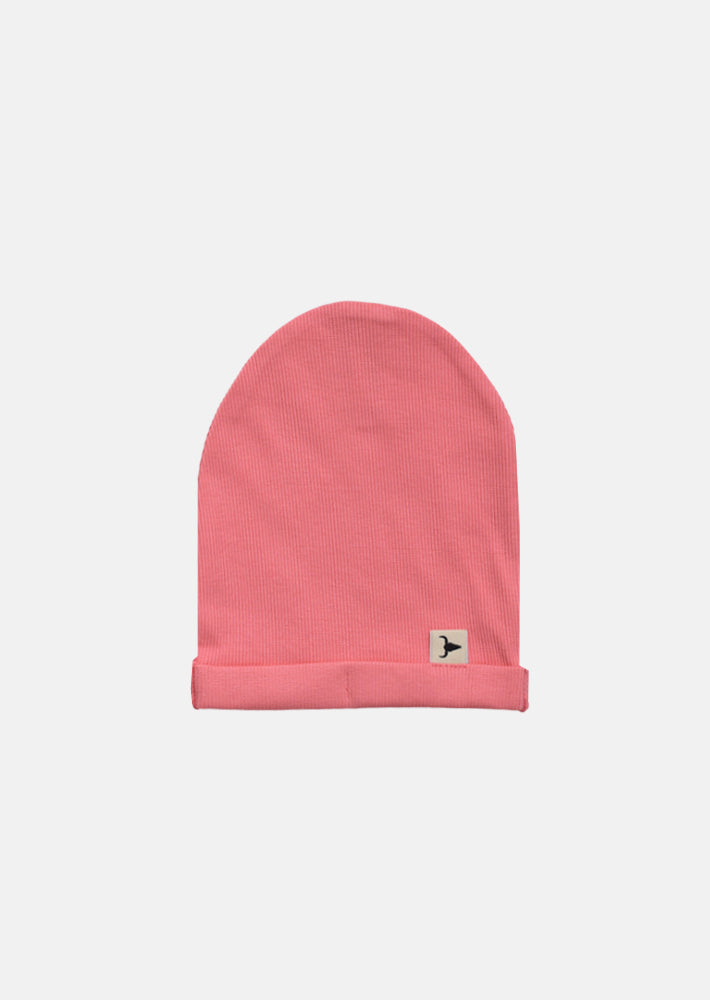 czapka dziecięca- RIBBING BEANIE neon pink