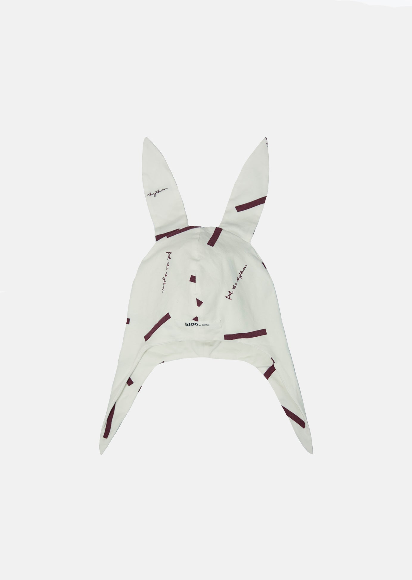 czapka dziecięca- Rhythm Bunny Hat ecru/burgund