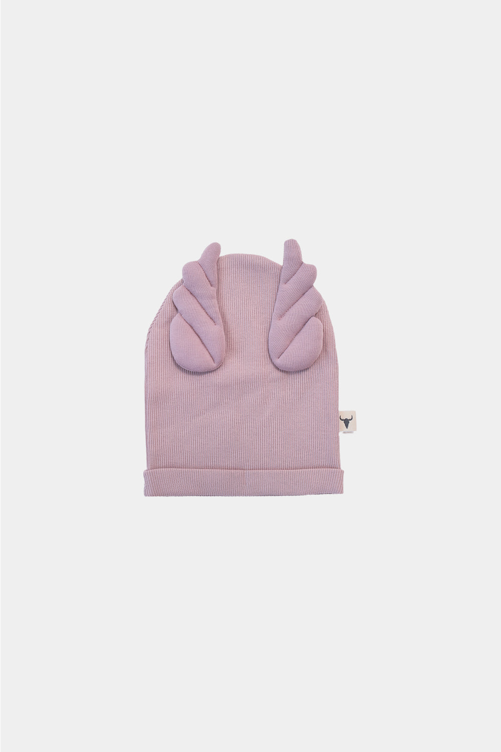 czapka dziecięca- RIBBING BEANIE WINGS dusty pink