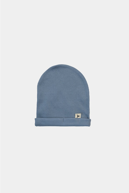 czapka dziecięca- RIBBING BEANIE dusty blue