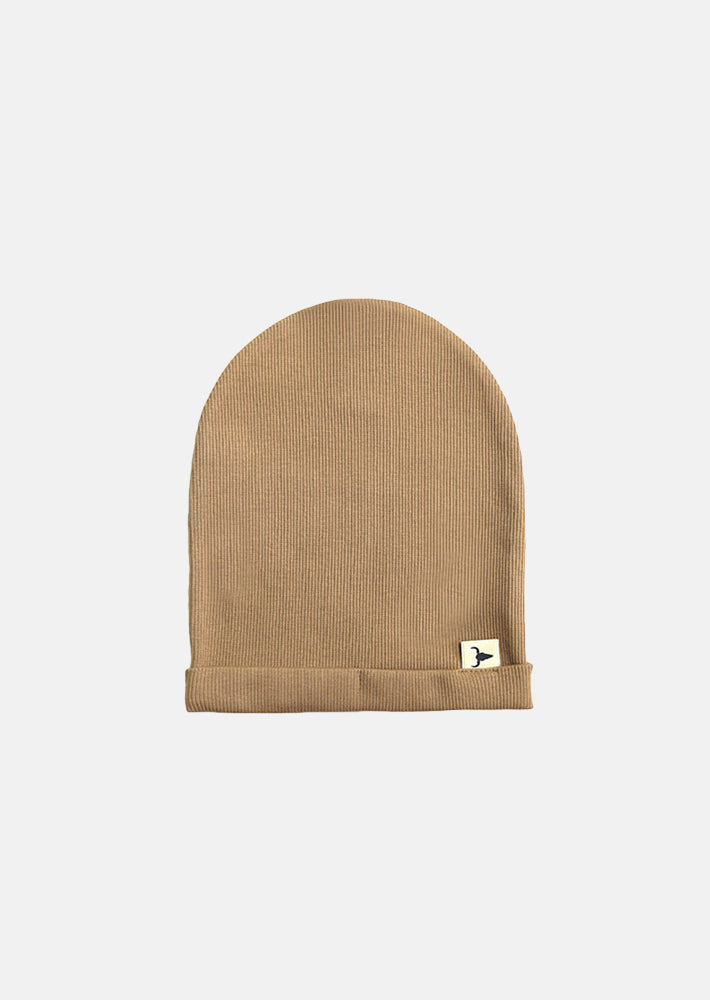 czapka dziecięca- RIBBING BEANIE camel