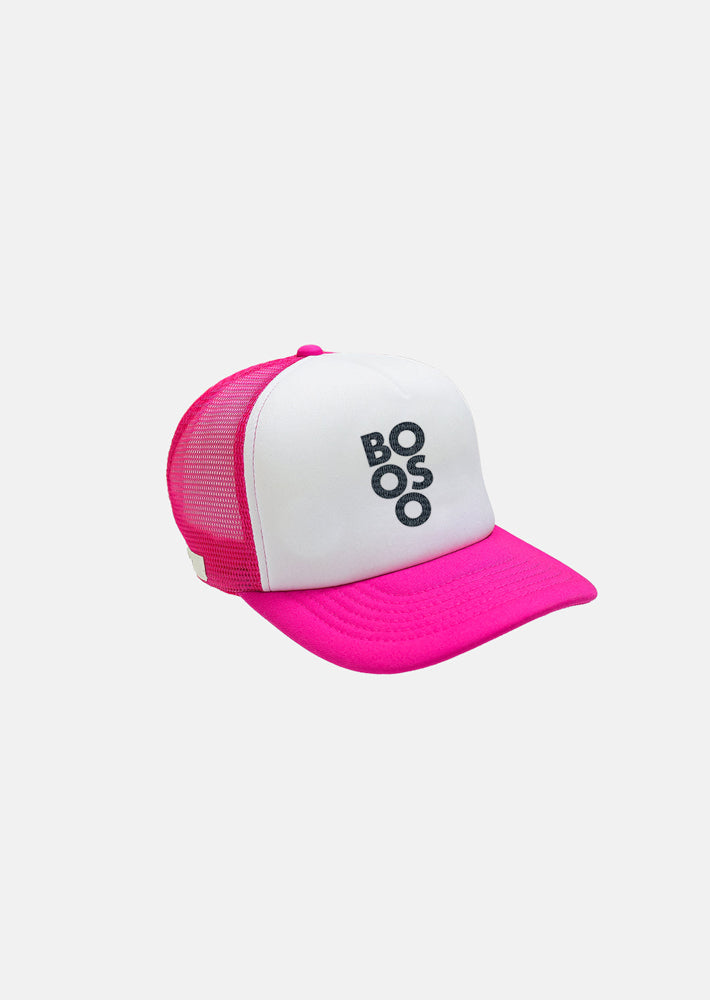 czapka dziecięca- PINK BOOSO CAP pink/white