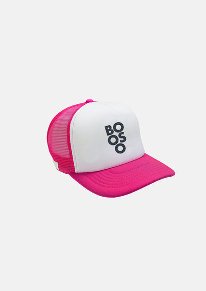 czapka dziecięca- PINK BOOSO CAP pink/white