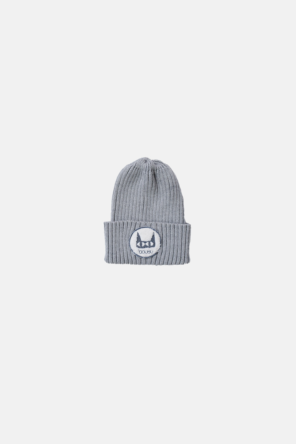 czapka dziecięca- CAT GRAY SAND BEANIE gray melange