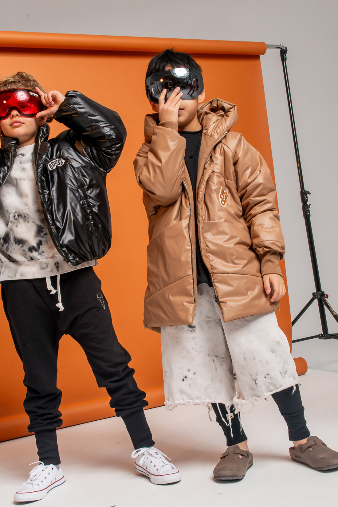 kurtka dziecięca- CAMEL ZIP COAT