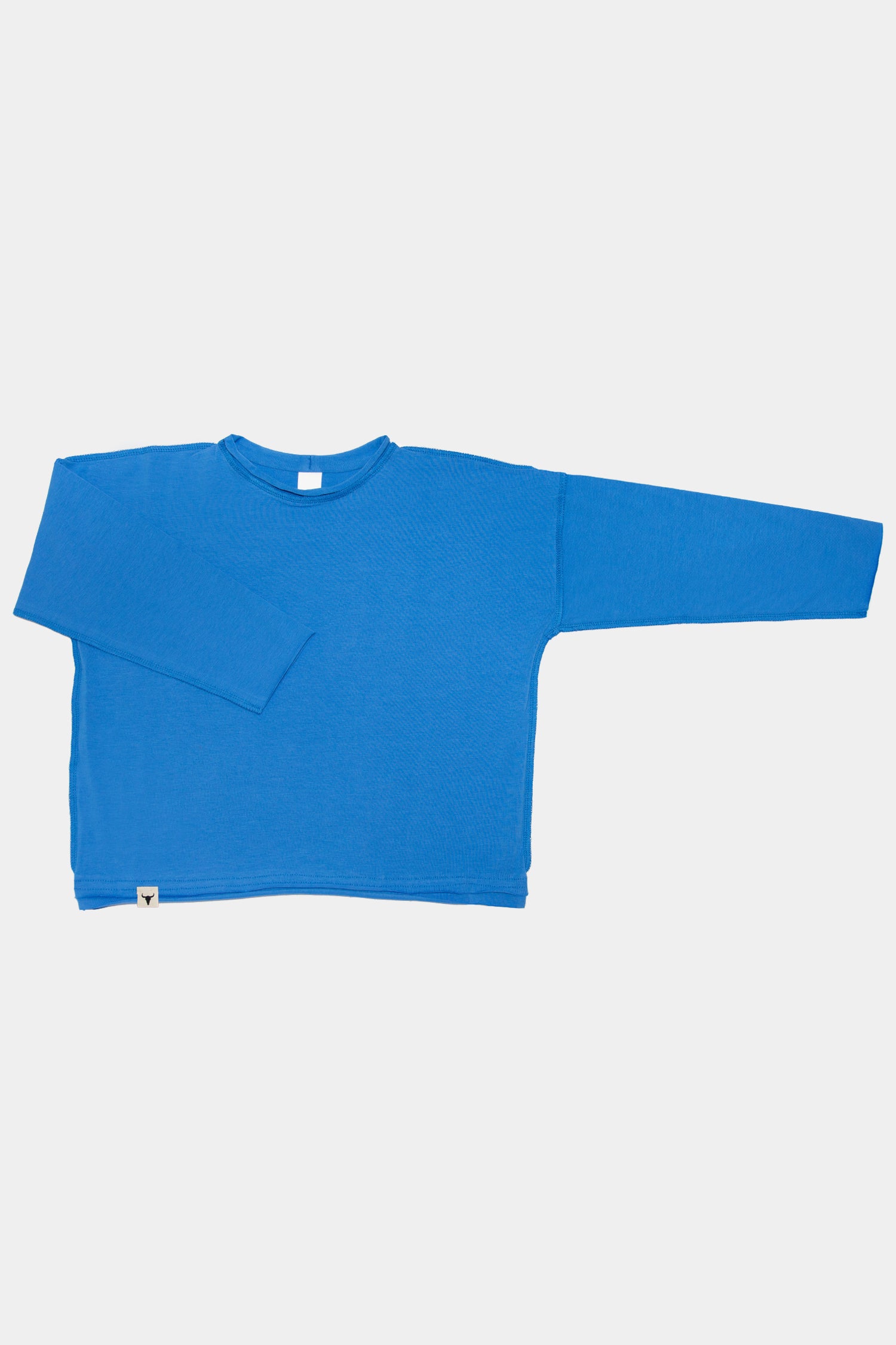 koszulka dziecięca- BOXY BLUE LONGSLEEVE