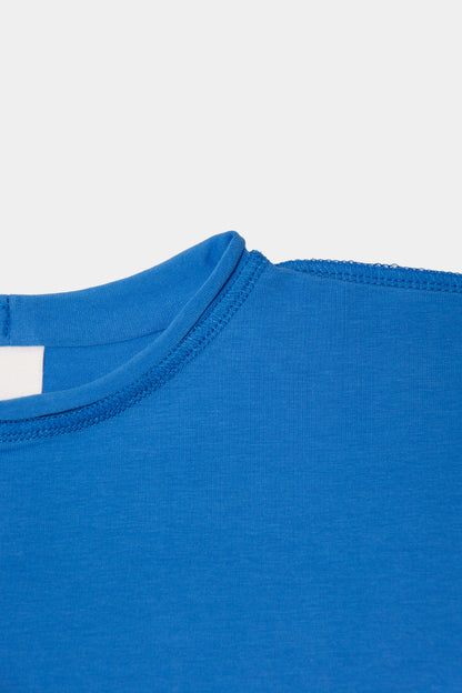 koszulka dziecięca- BOXY BLUE LONGSLEEVE