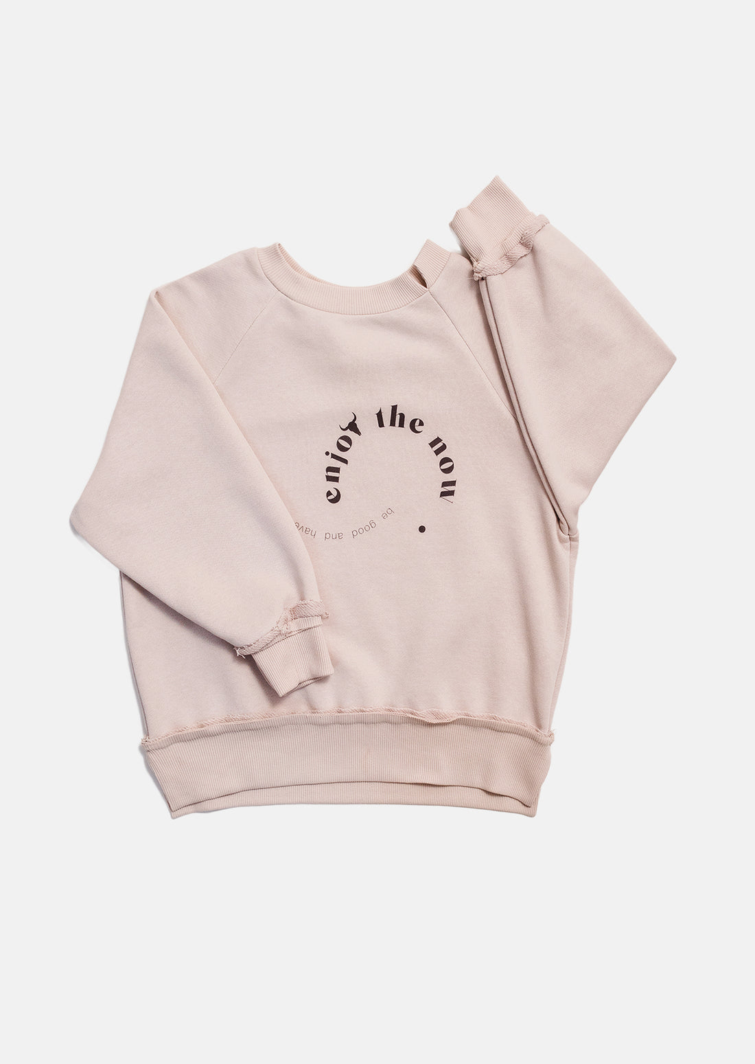 bluza dziecięca- ENJOY SIMPLE SWEATSHIRT light beige