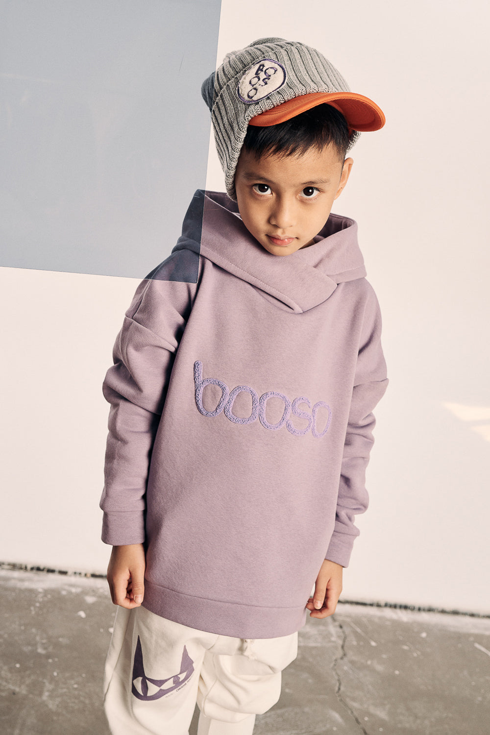 bluza dziecięca- WARM HOODIE lilac