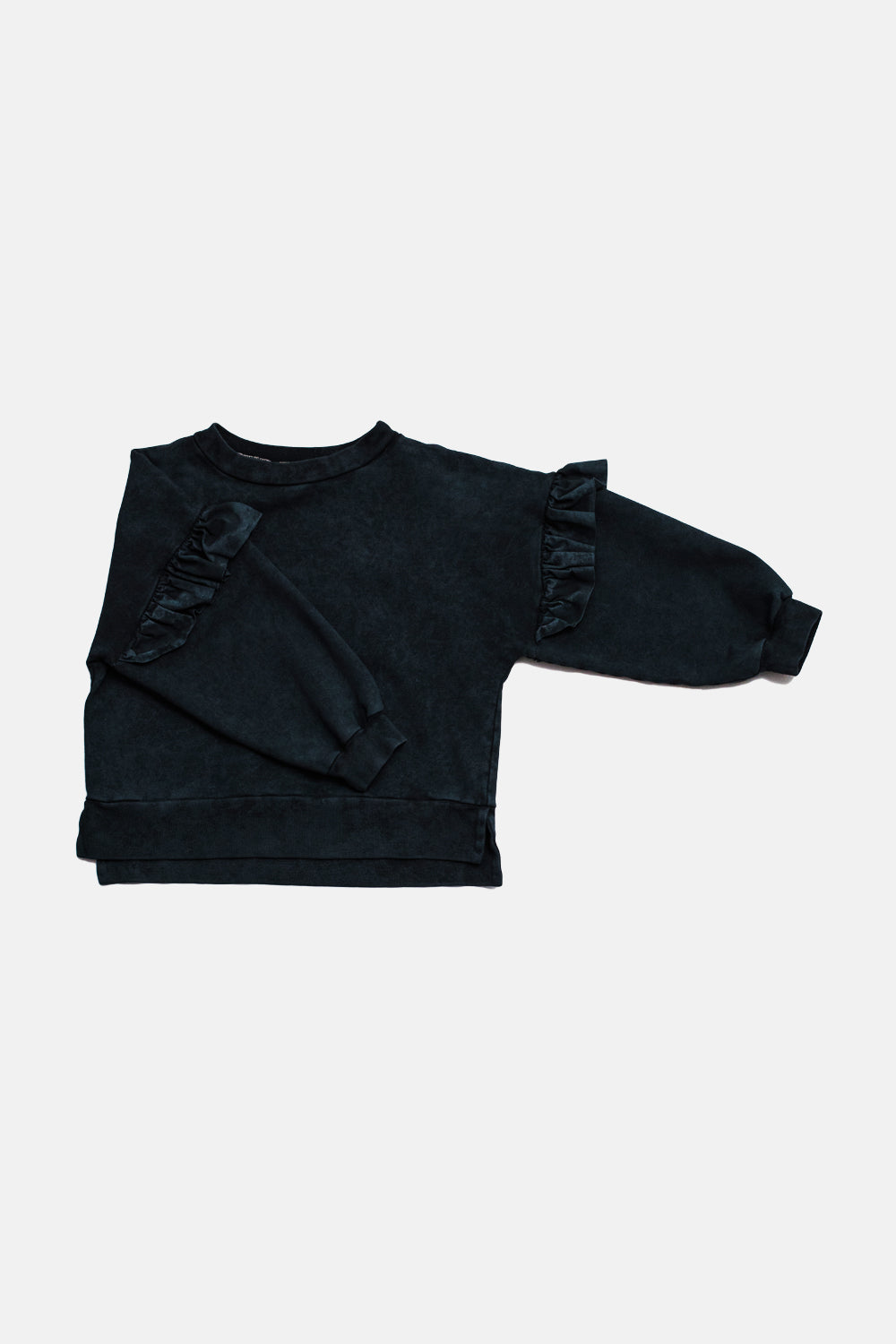 bluza dziecięca- FRILL ACID SWEATSHIRT graphite