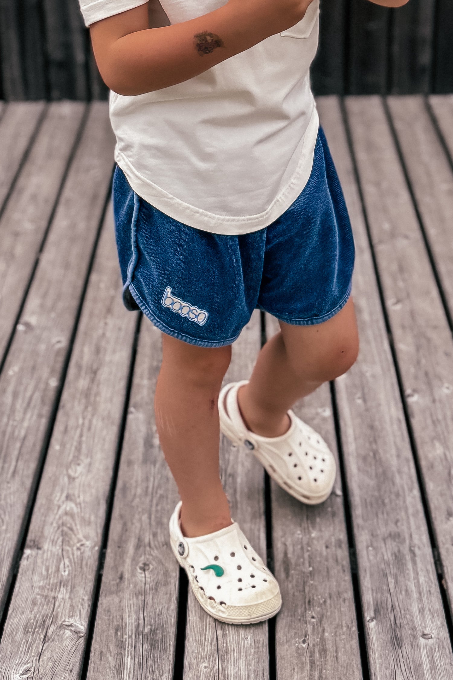 szorty dziecięce- FROTTE BLUE SHORTS