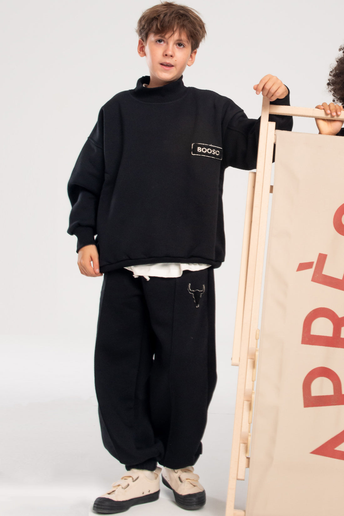 bluza dziecięca- BLACK GOLF SWEATSHIRT