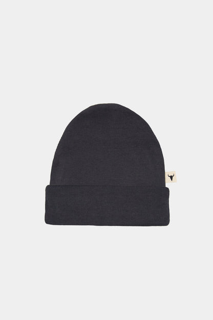 czapka dziecięca- RIBBING BEANIE WINTER graphite