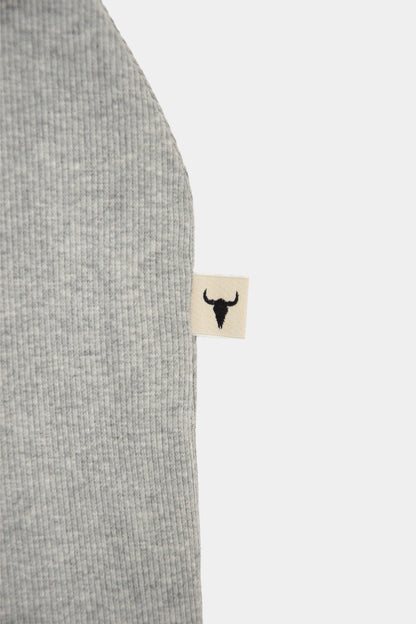 czapka dziecięca- RIBBING BEANIE WINTER gray marl