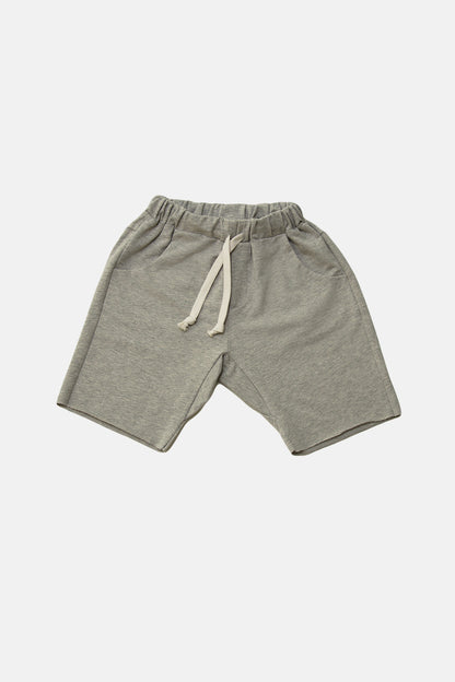 szorty dziecięce - GRAY MARL SHORTS gray marl