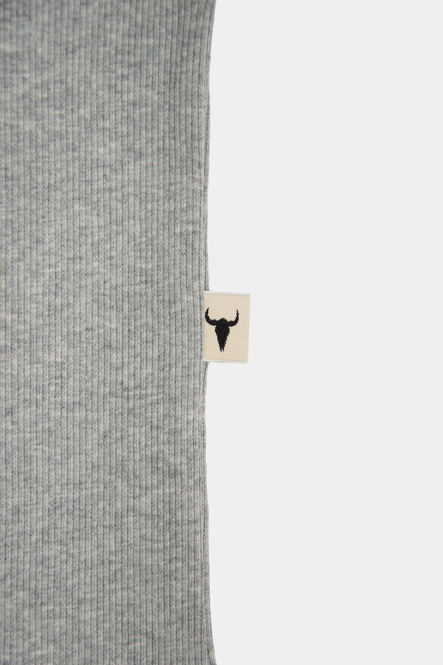 komin dziecięcy- RIBBING TUBE gray marl