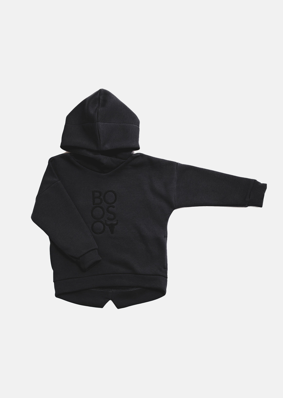 bluza dziecięca- BOOSO HOODIE dark graphite