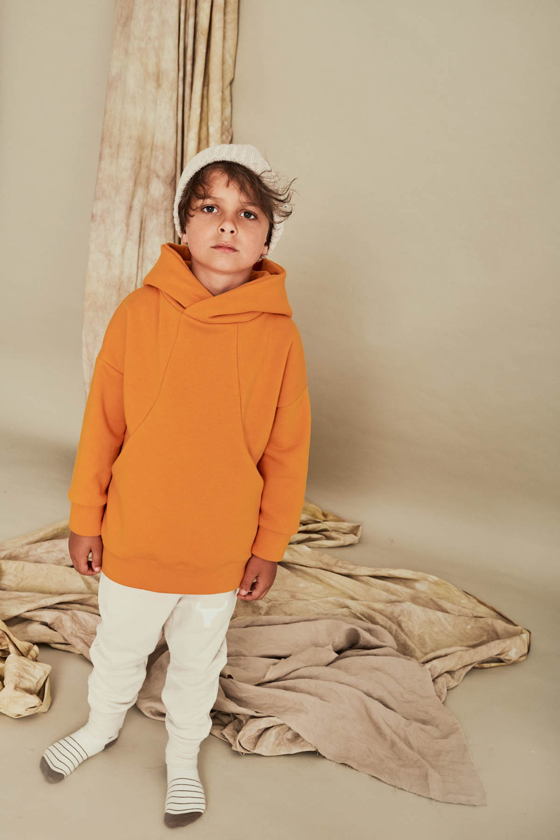 bluza dziecięca- POCKET HOODIE orange