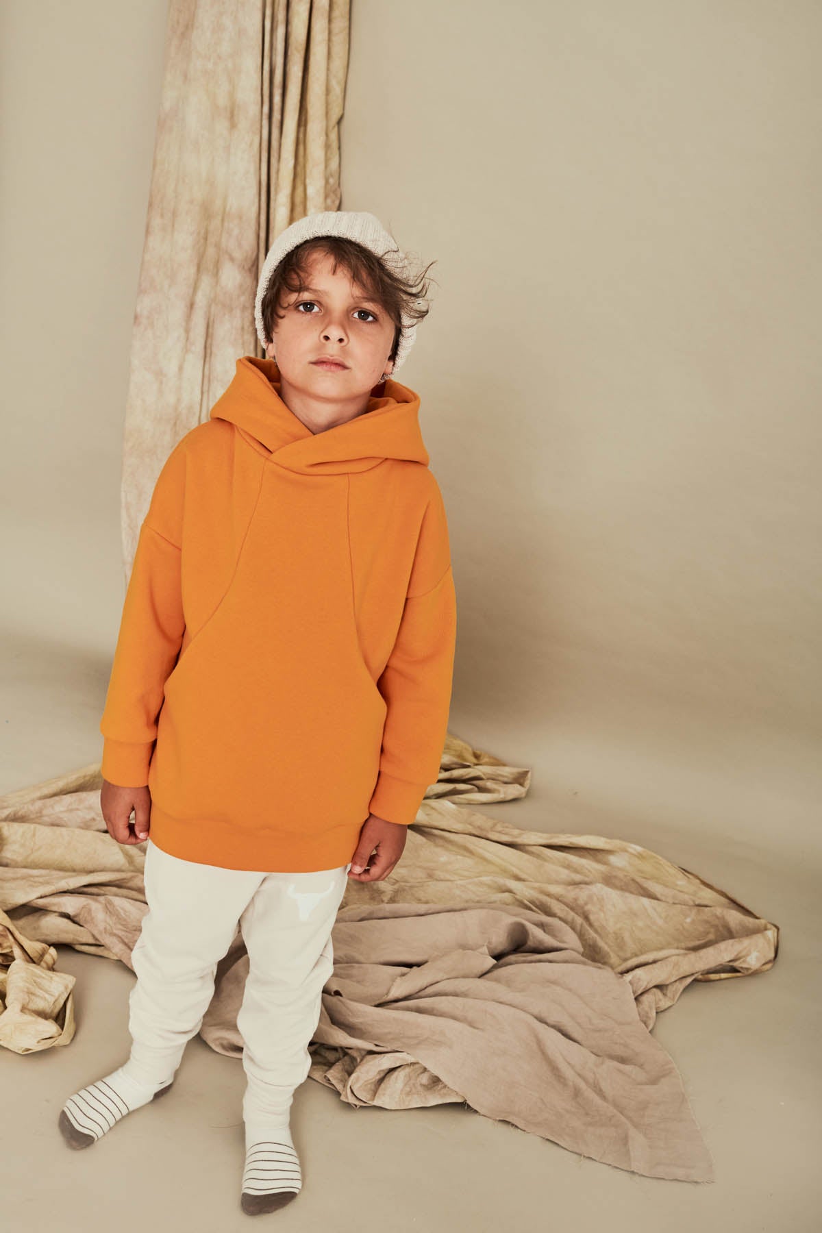 bluza dziecięca- POCKET HOODIE orange