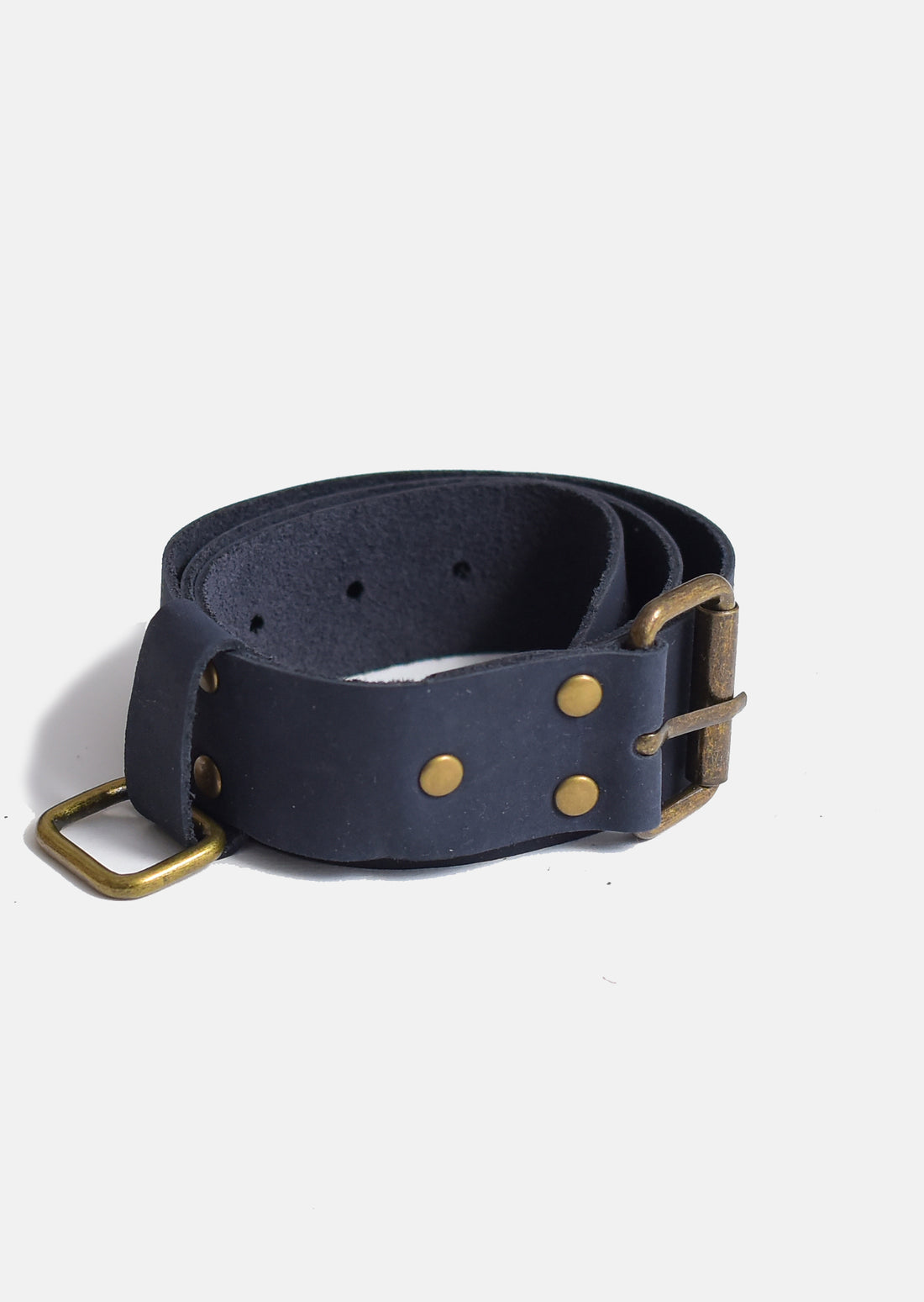 pasek dziecięcy- LEATHER BOOSO BELT graphite