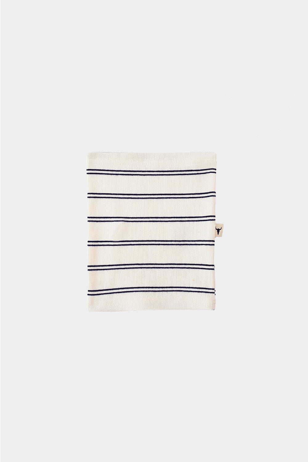 komin dziecięcy- RIBBING STRIPE TUBE ecru/black
