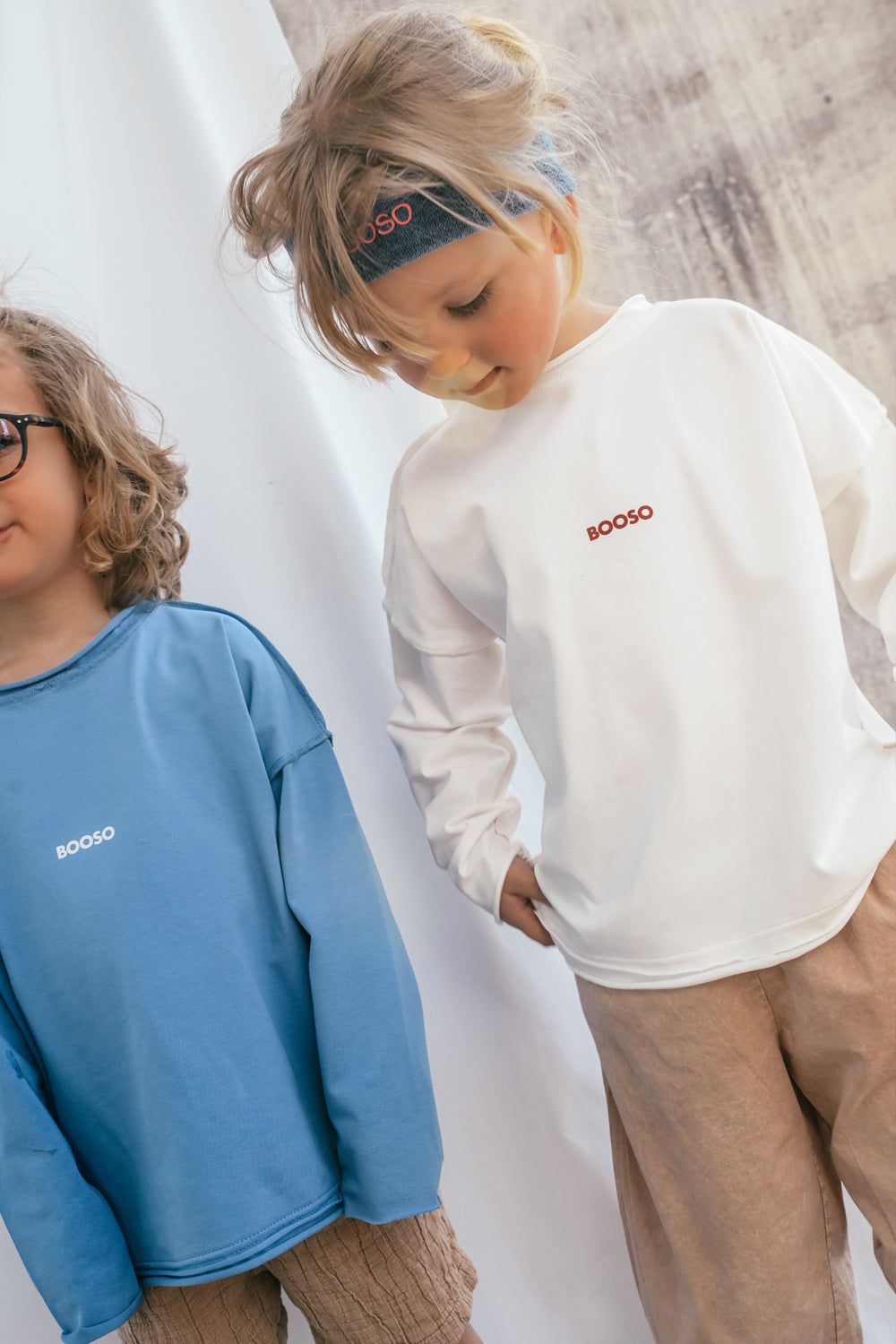 koszulka dziecięca- BOXY LONGSLEEVE ECRU
