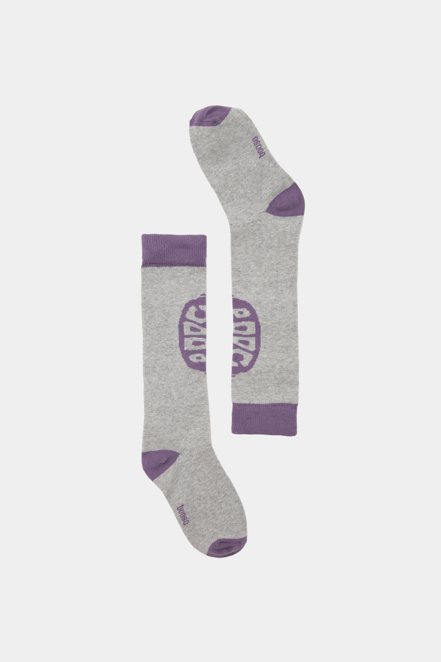 skarpetki dziecięce- GOOGLE SOCKS gray/plum