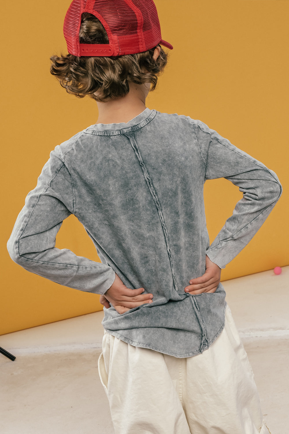 koszulka dziecięca- ACID LONGSLEEVE graphite