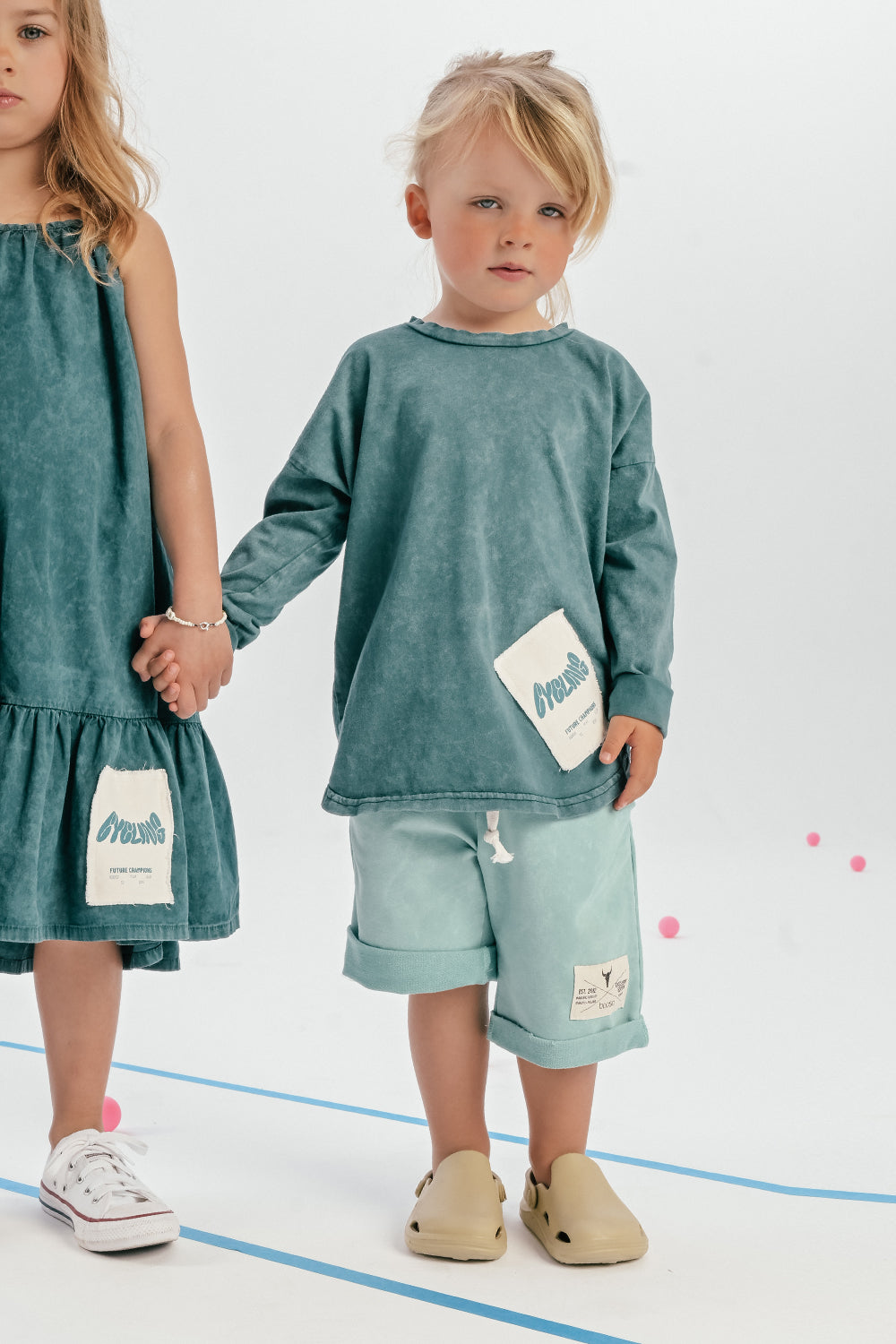 szorty dziecięce - MINT VINTAGE SHORTS mint