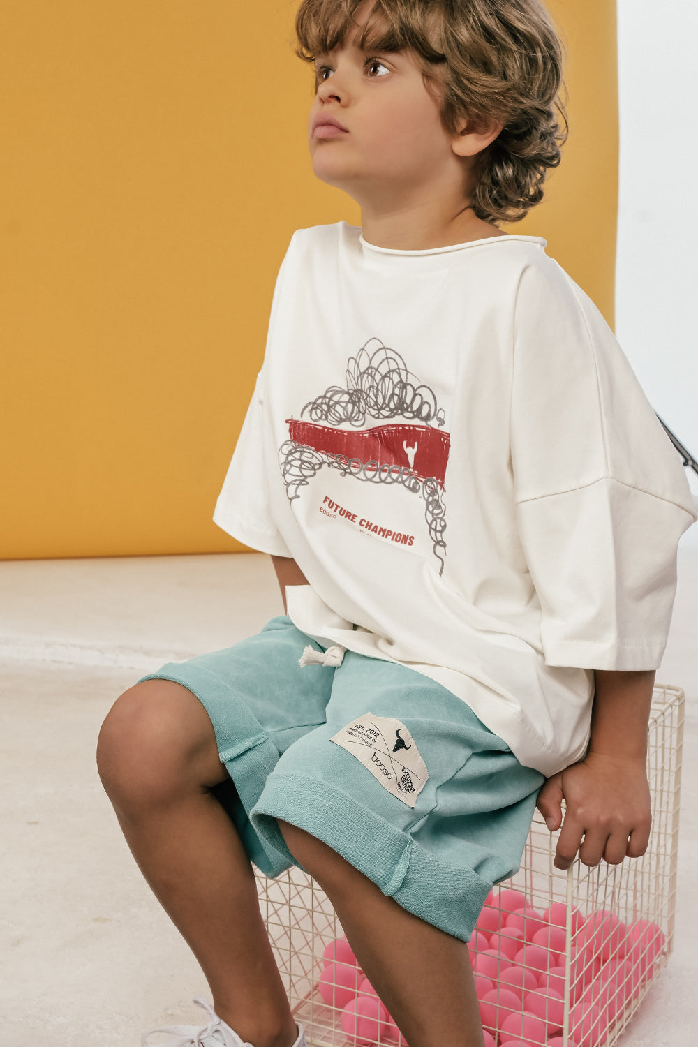 szorty dziecięce - MINT VINTAGE SHORTS mint