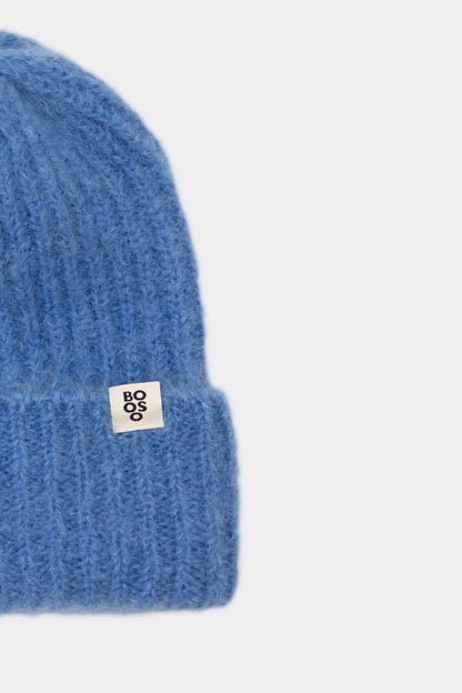 czapka dla dorosłych- OLDIES FLUFF BEANIE blue