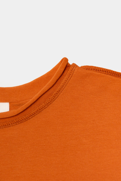 koszulka dziecięca- BOXY ORANGE LONGSLEEVE