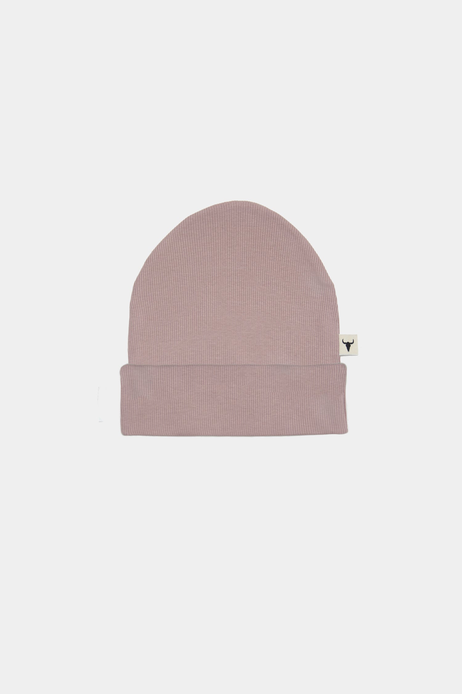 czapka dziecięca- RIBBING BEANIE WINTER dusty pink
