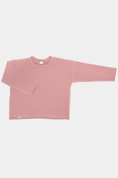 koszulka dziecięca- BOXY PINK LONGSLEEVE