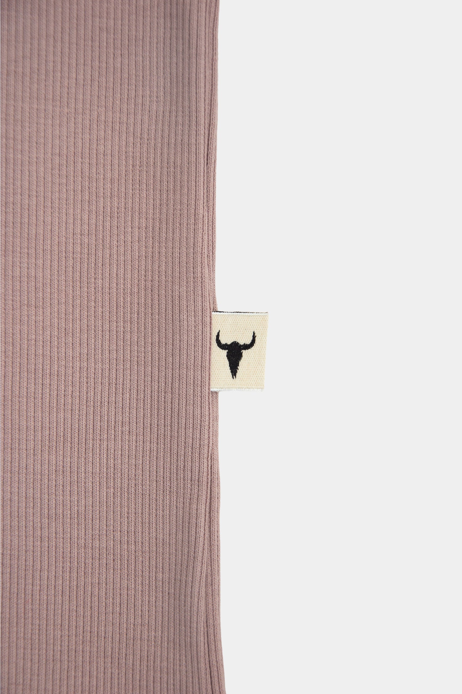 komin dziecięcy- RIBBING TUBE dusty pink