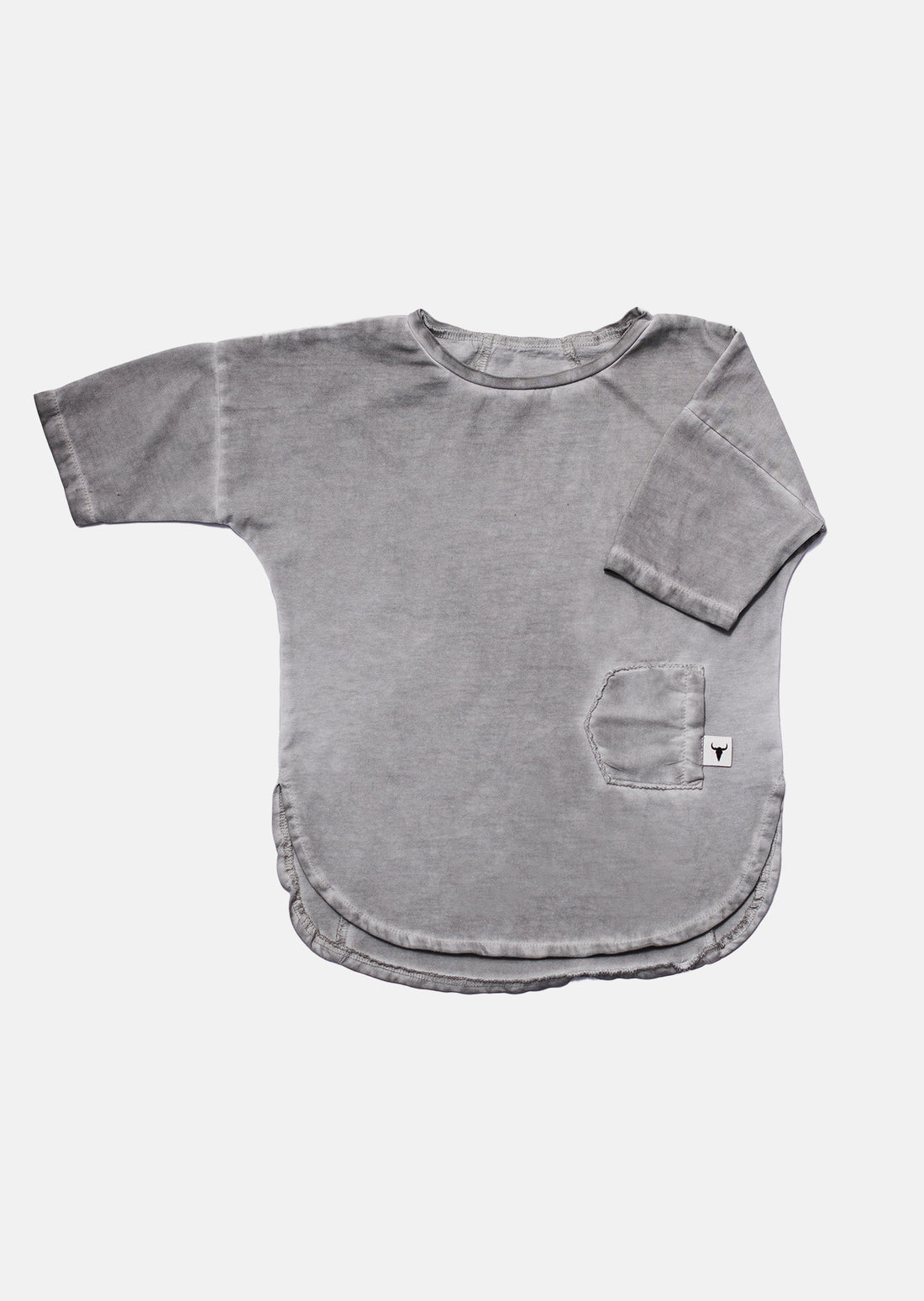 koszulka dziecięca- POCKET COLDDYE TEE gray