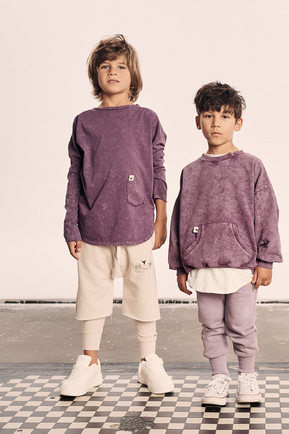 koszulka dziecięca- LONG LONGSLEEVE purple