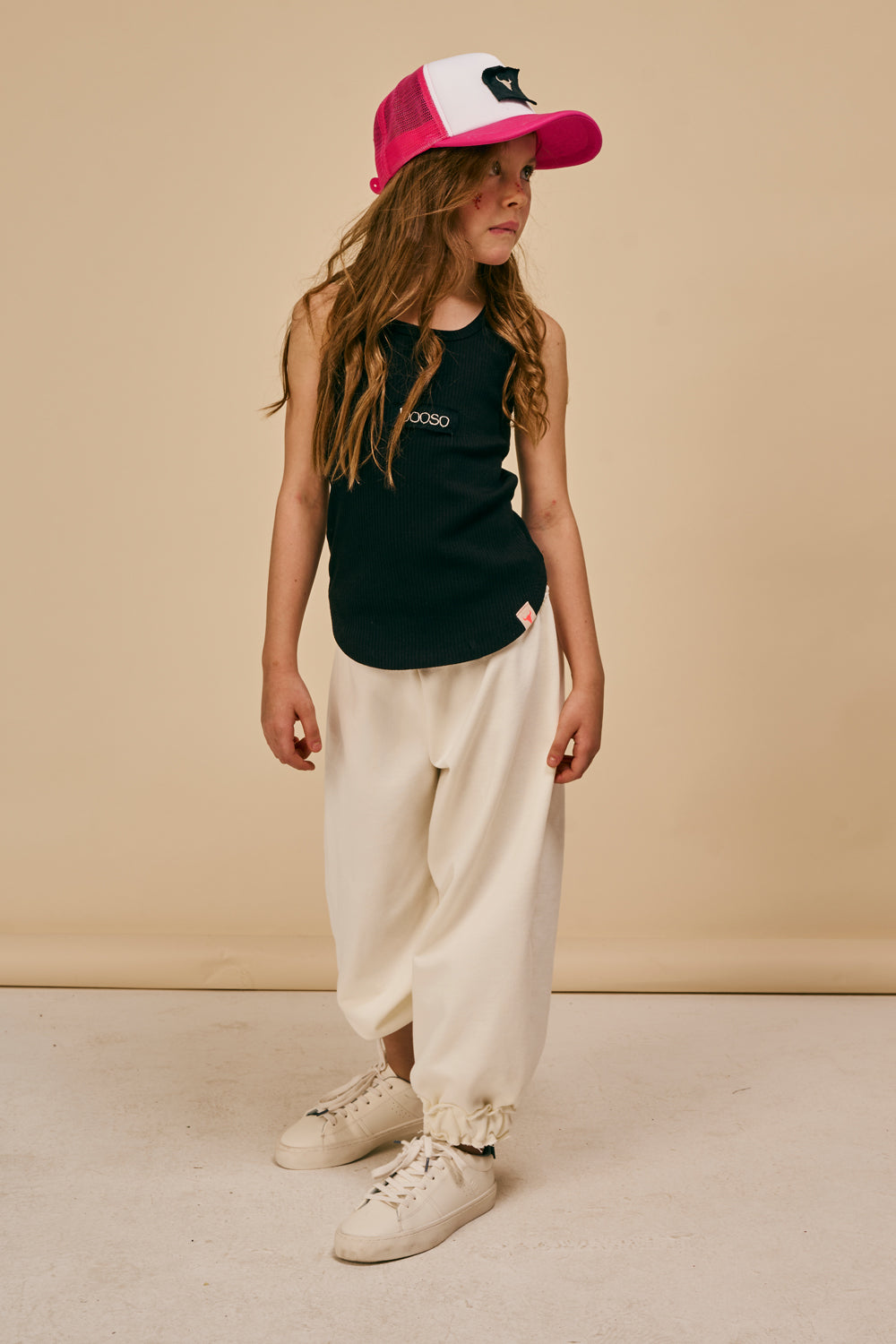 spodnie dziecięce - RELAXED PANTS ecru