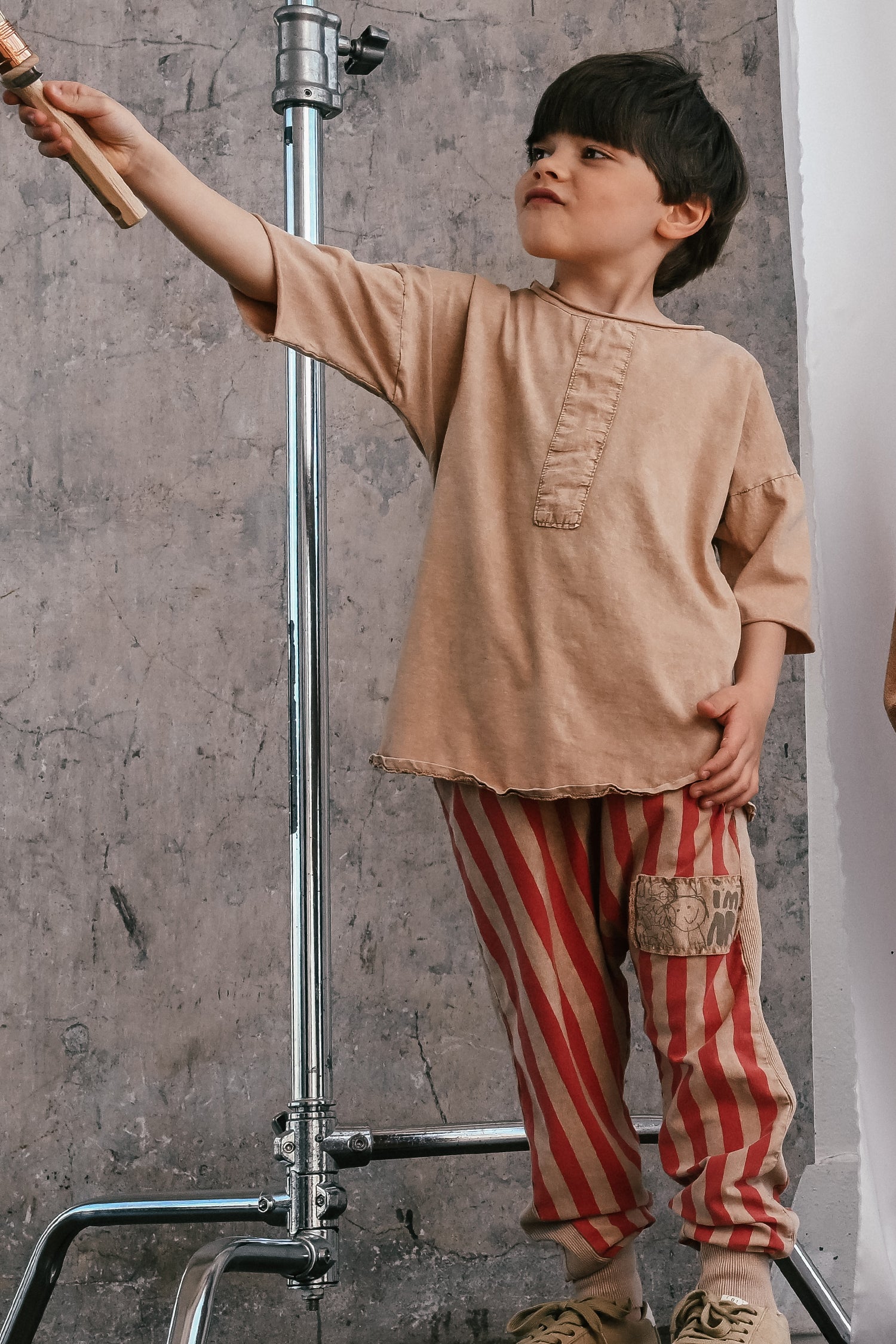 koszulka dziecięca- SAND TEE BEIGE
