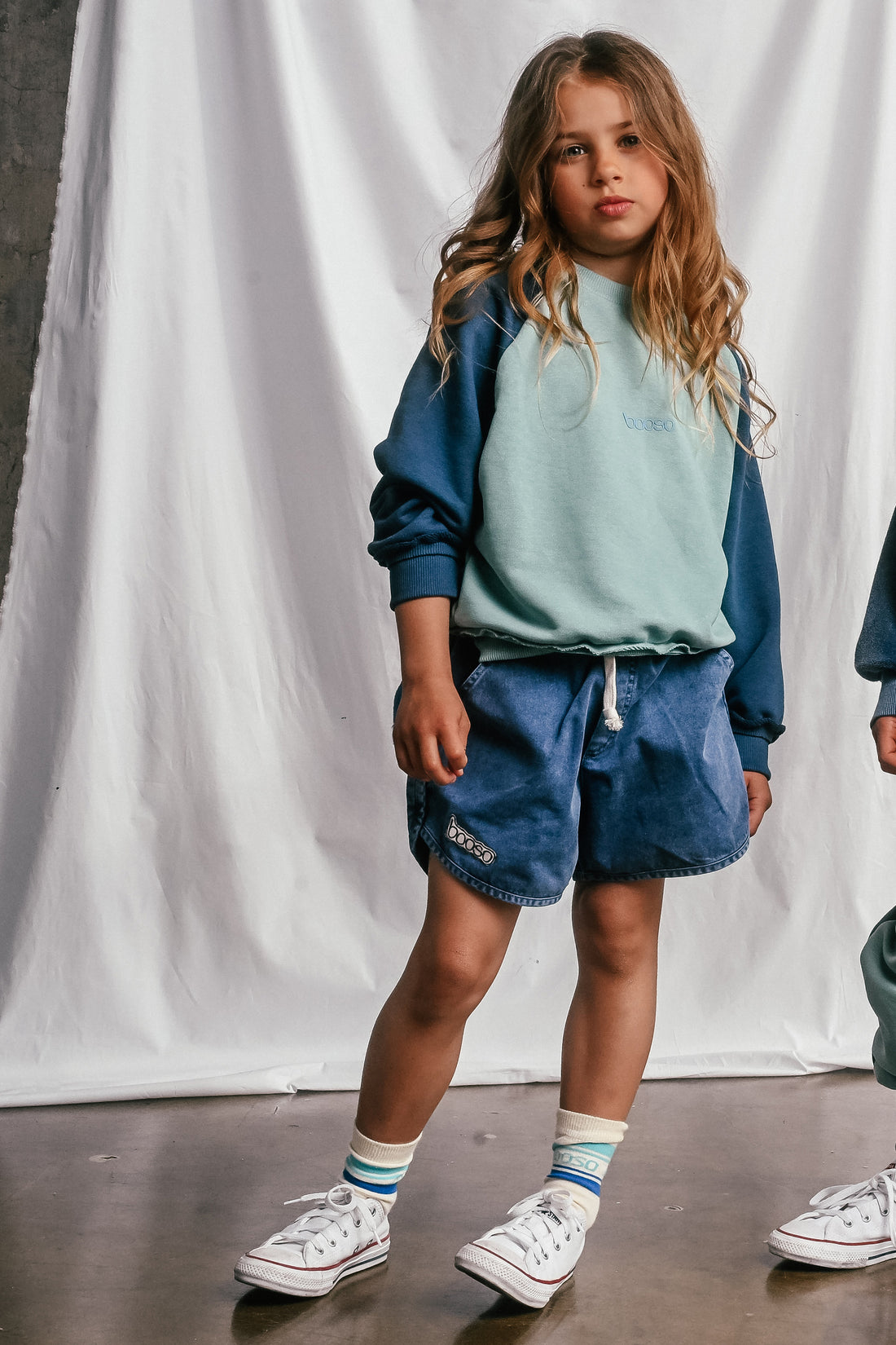 szorty dziecięce- SAND SHORTS navy vintage