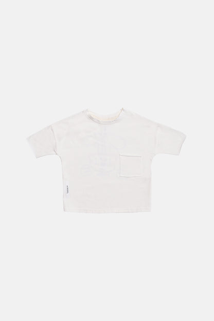 koszulka dziecięca- SHORT JOURNEY TEE white