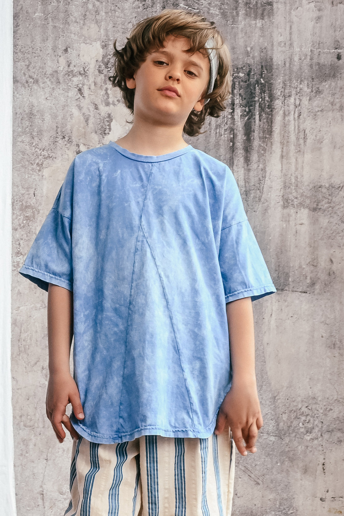 koszulka dziecięca- SHAPE BLUE TEE