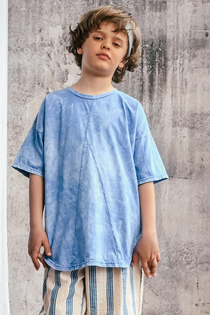 koszulka dziecięca- SHAPE BLUE TEE