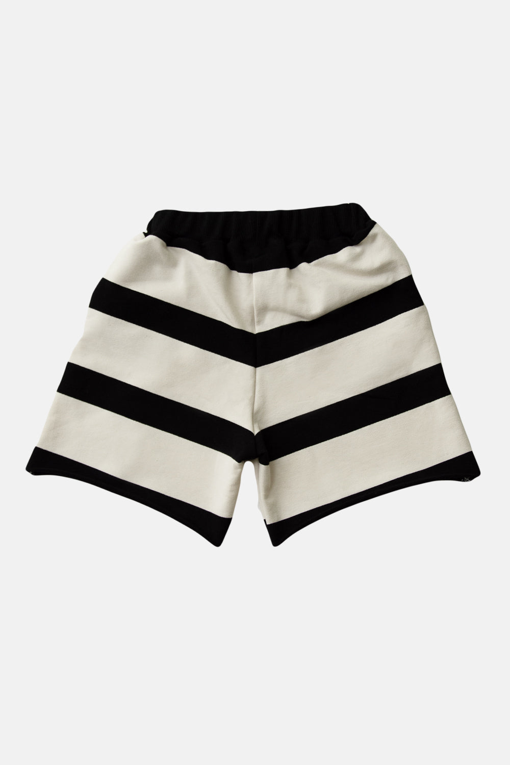 szorty dziecięce - STRIPED SHORTS ecru/black