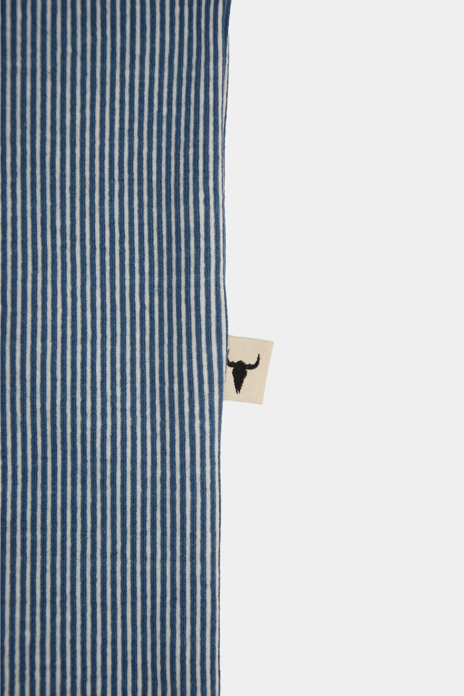komin dziecięcy- STRIPE RIBBING TUBE beige/blue