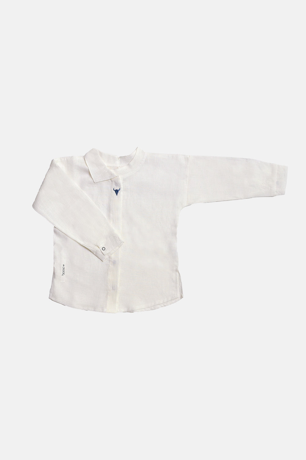koszula dziecięca- WHITE LINEN SHIRT white