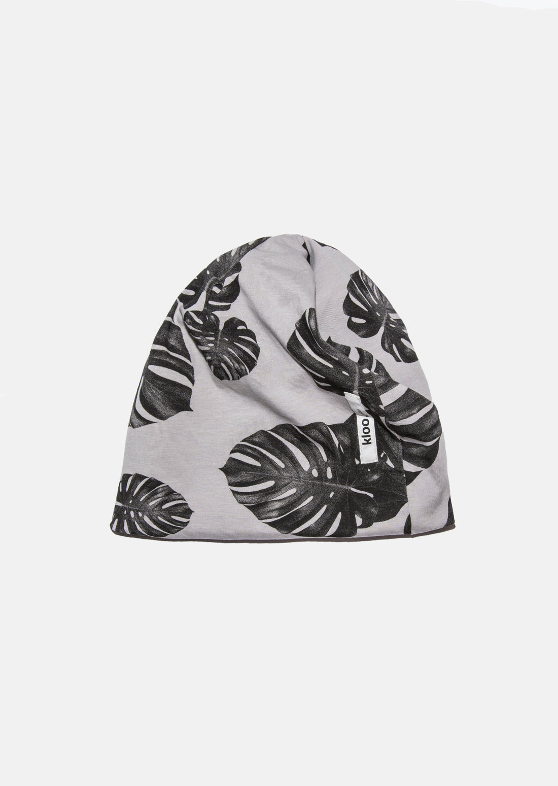 czapka dziecięca- TWISTED BEANIE MONSTERA gray