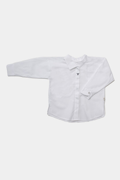 koszula dziecięca- WHITE SHIRT BISON